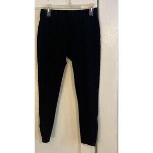 Romeo Juliet Couture Women’s M Black Knit Pants Skinny Ankle Zip Mid Rise Dressy
